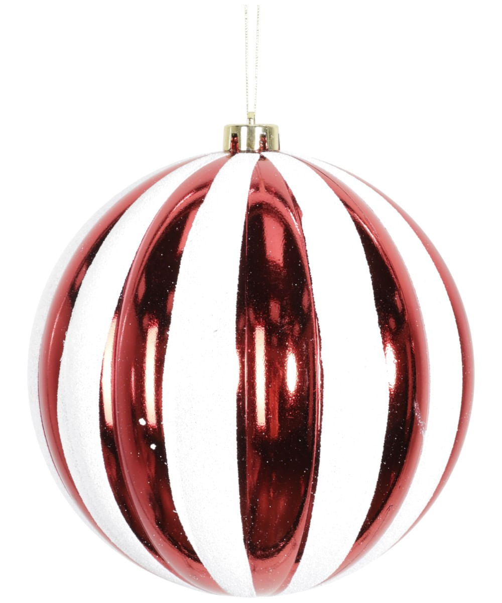 Adorno colgante decorativo de esfera de caramelo para árbol 25 cm